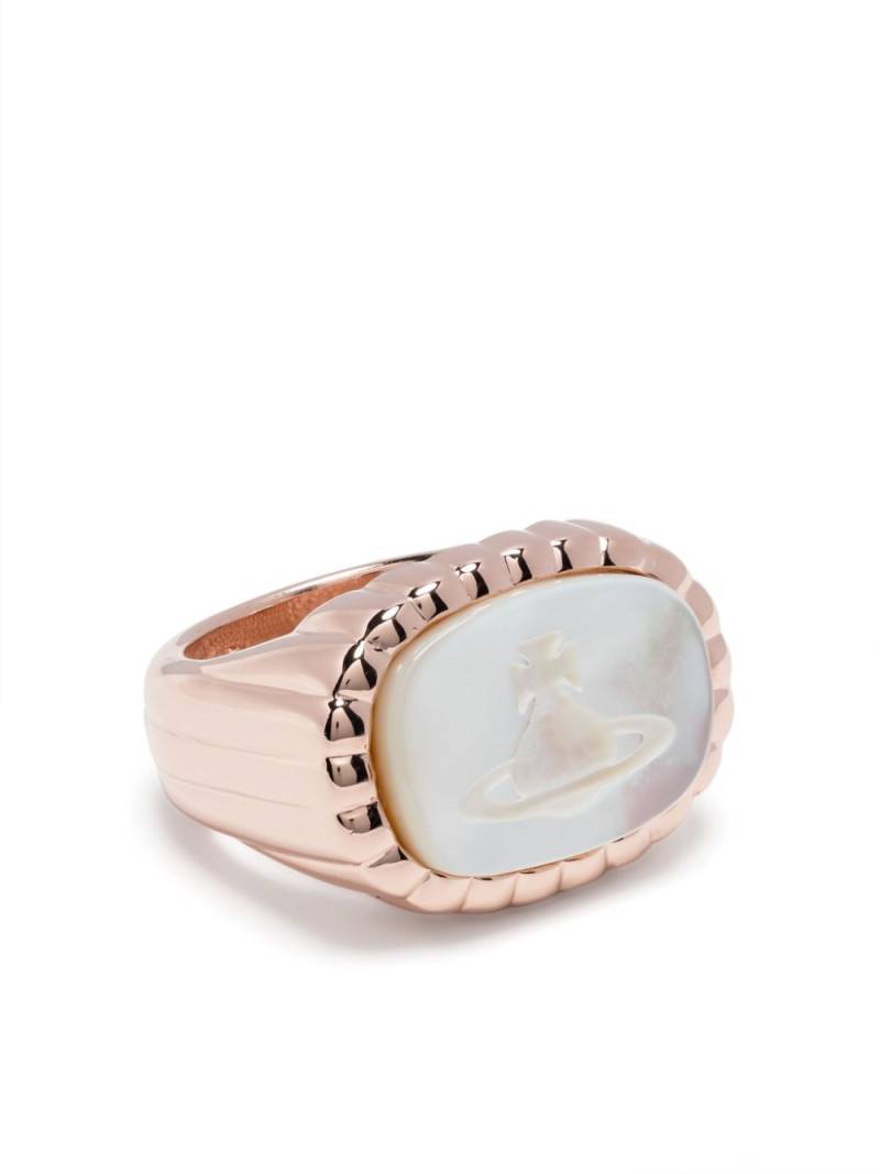 Vivienne Westwood Denver Orb-detail ring - Pink von Vivienne Westwood