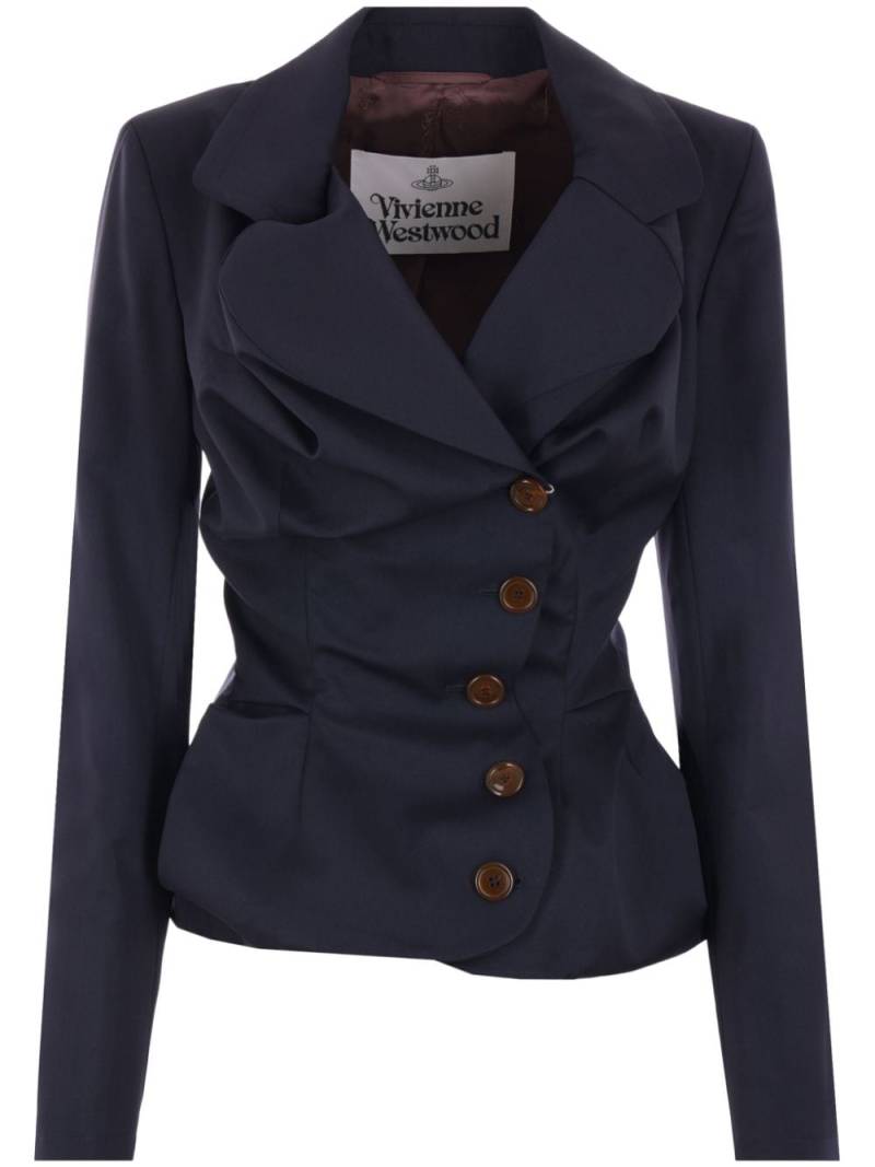 Vivienne Westwood Drunken Tailored wool jacket - Blue von Vivienne Westwood