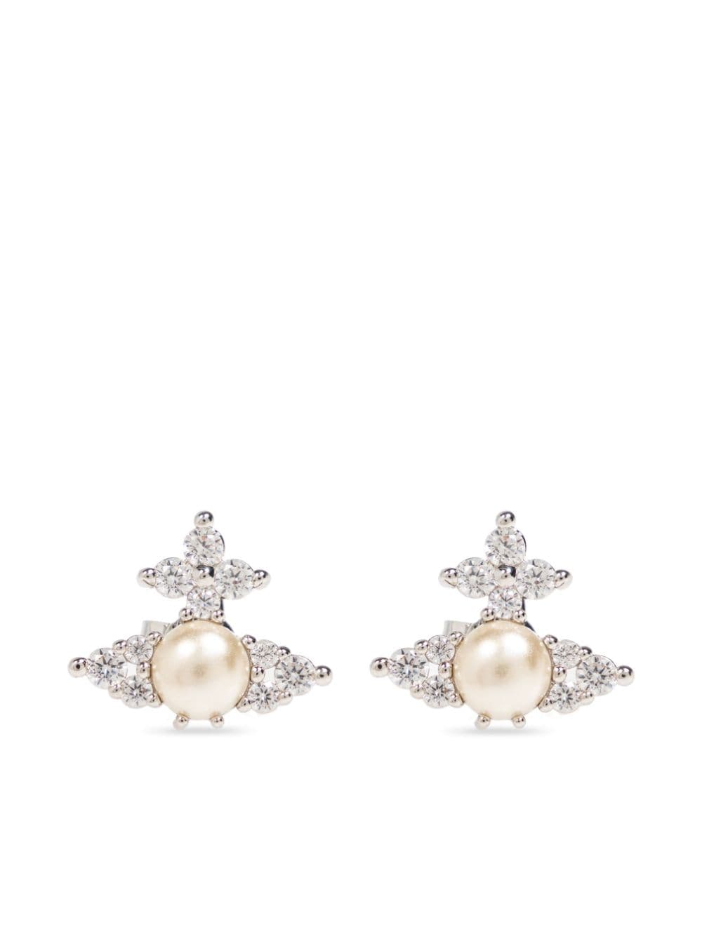 Vivienne Westwood Feodora earrings - Silver von Vivienne Westwood