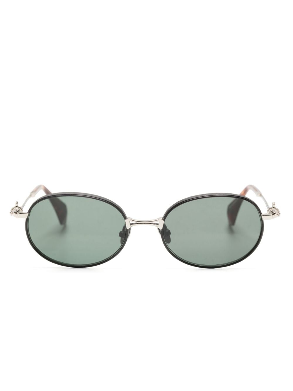 Vivienne Westwood Hardware oval-frame sunglasses - Black von Vivienne Westwood