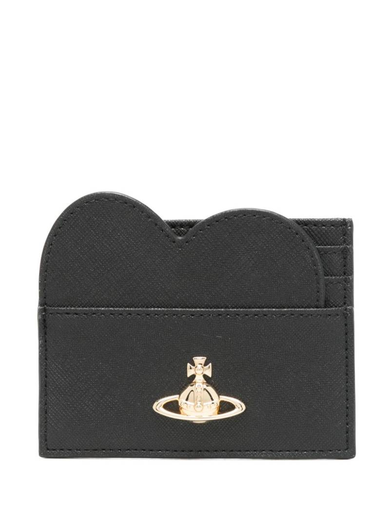 Vivienne Westwood Heart card holder - Black von Vivienne Westwood