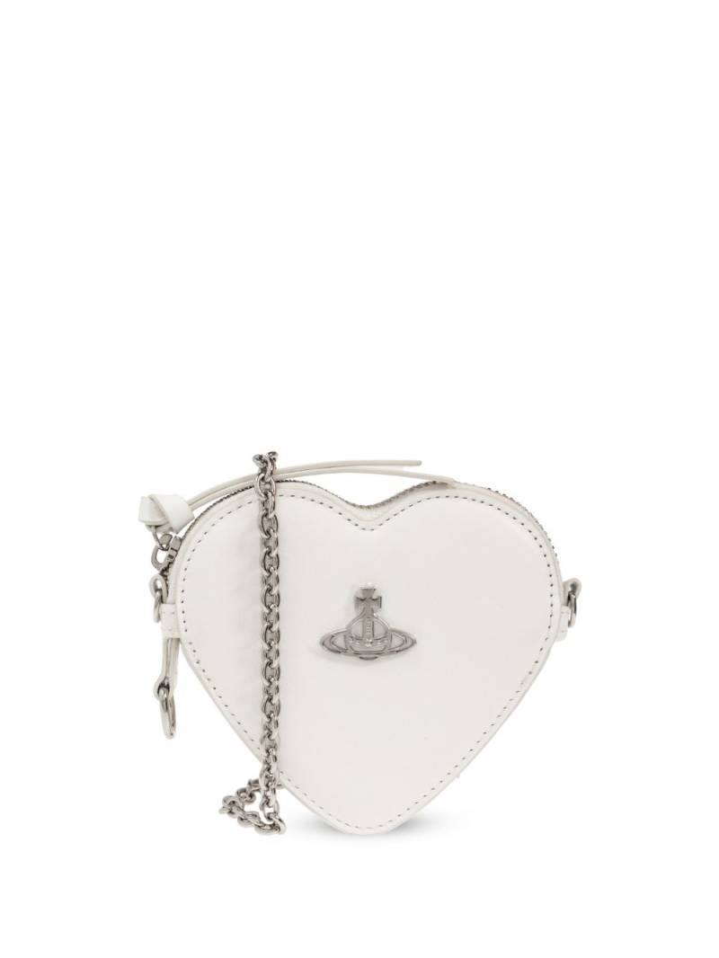 Vivienne Westwood Heart-shaped mini bag - White von Vivienne Westwood