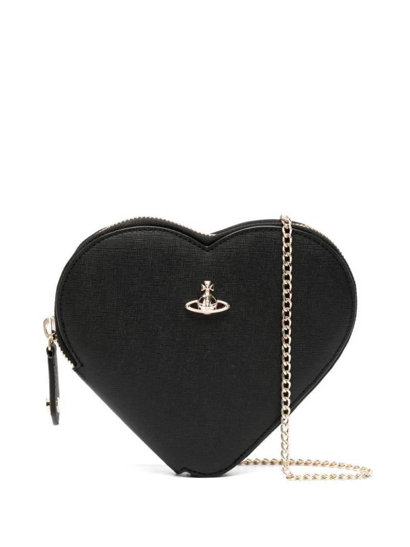 Vivienne Westwood Heart-shaped shoulder bag - Black von Vivienne Westwood