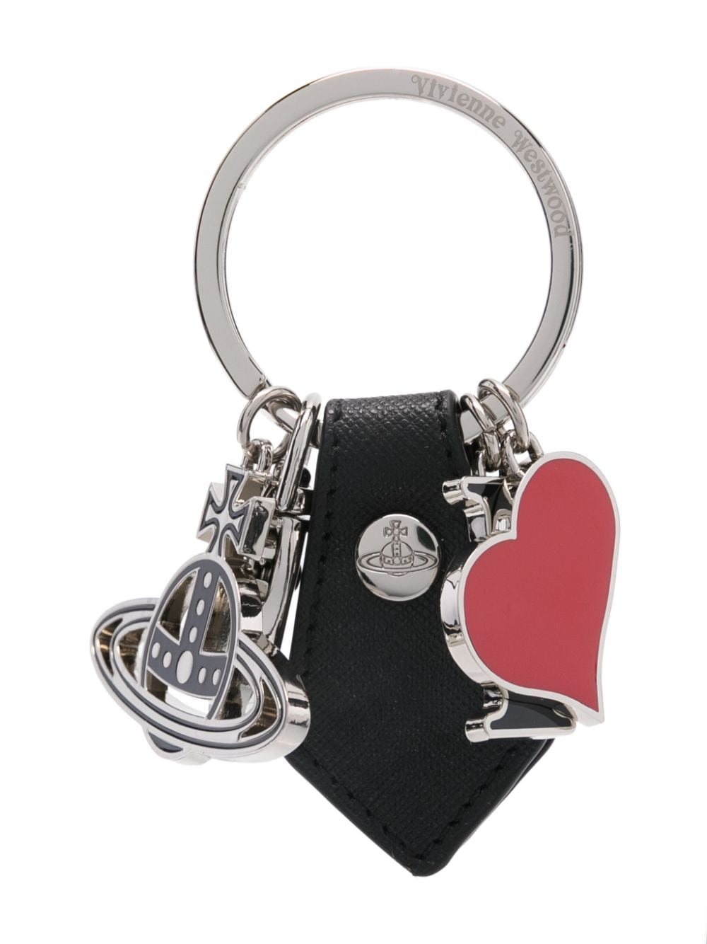 Vivienne Westwood I Love Orb-charm keyring - Silver von Vivienne Westwood