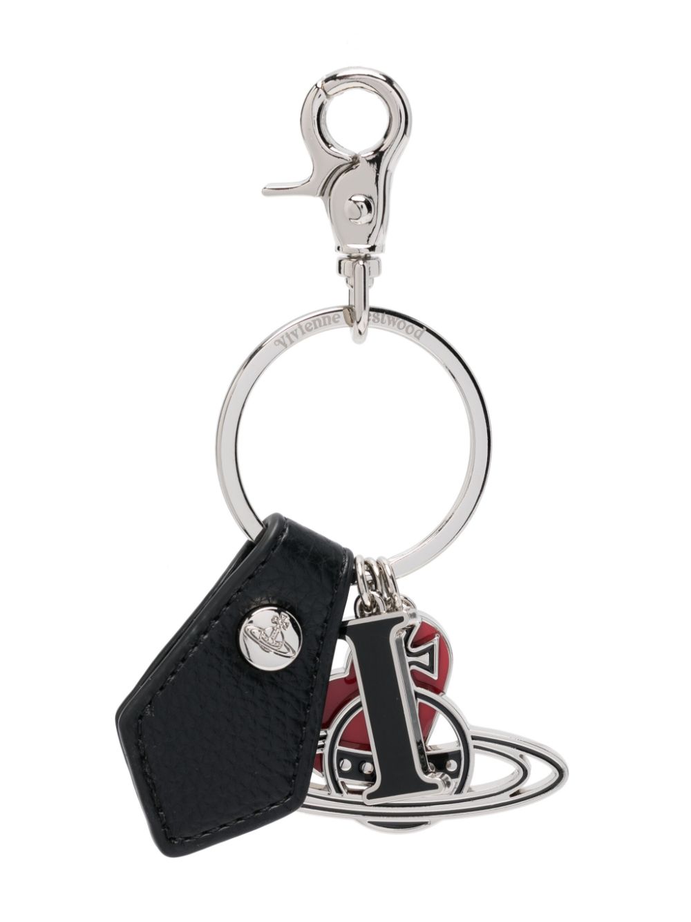 Vivienne Westwood I Love Orb keyring - Black von Vivienne Westwood