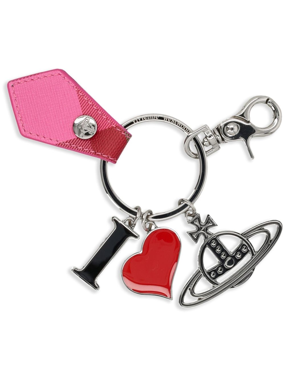 Vivienne Westwood I Love Orb keyring - Silver von Vivienne Westwood