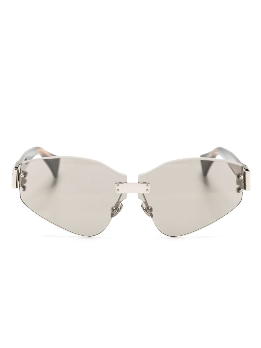Vivienne Westwood Jordan rimless angular-frame sunglasses - Brown von Vivienne Westwood
