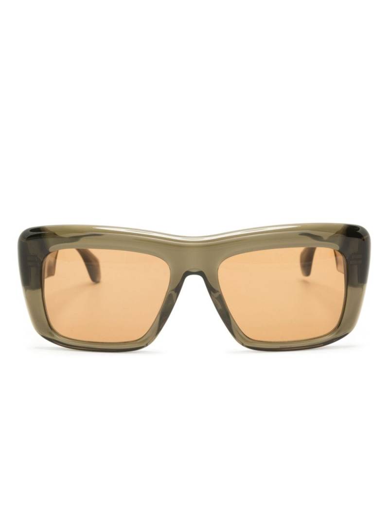 Vivienne Westwood Laurent rectangle-frame sunglasses - Grey von Vivienne Westwood