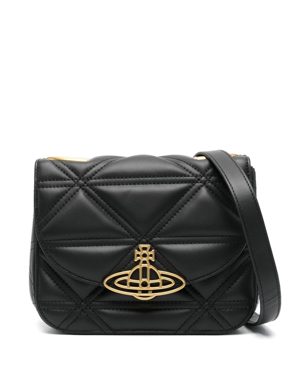 Vivienne Westwood Linda cross body bag - Black von Vivienne Westwood