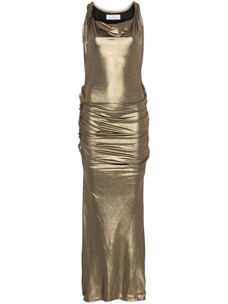 Vivienne Westwood Liz maxi dress - Gold von Vivienne Westwood