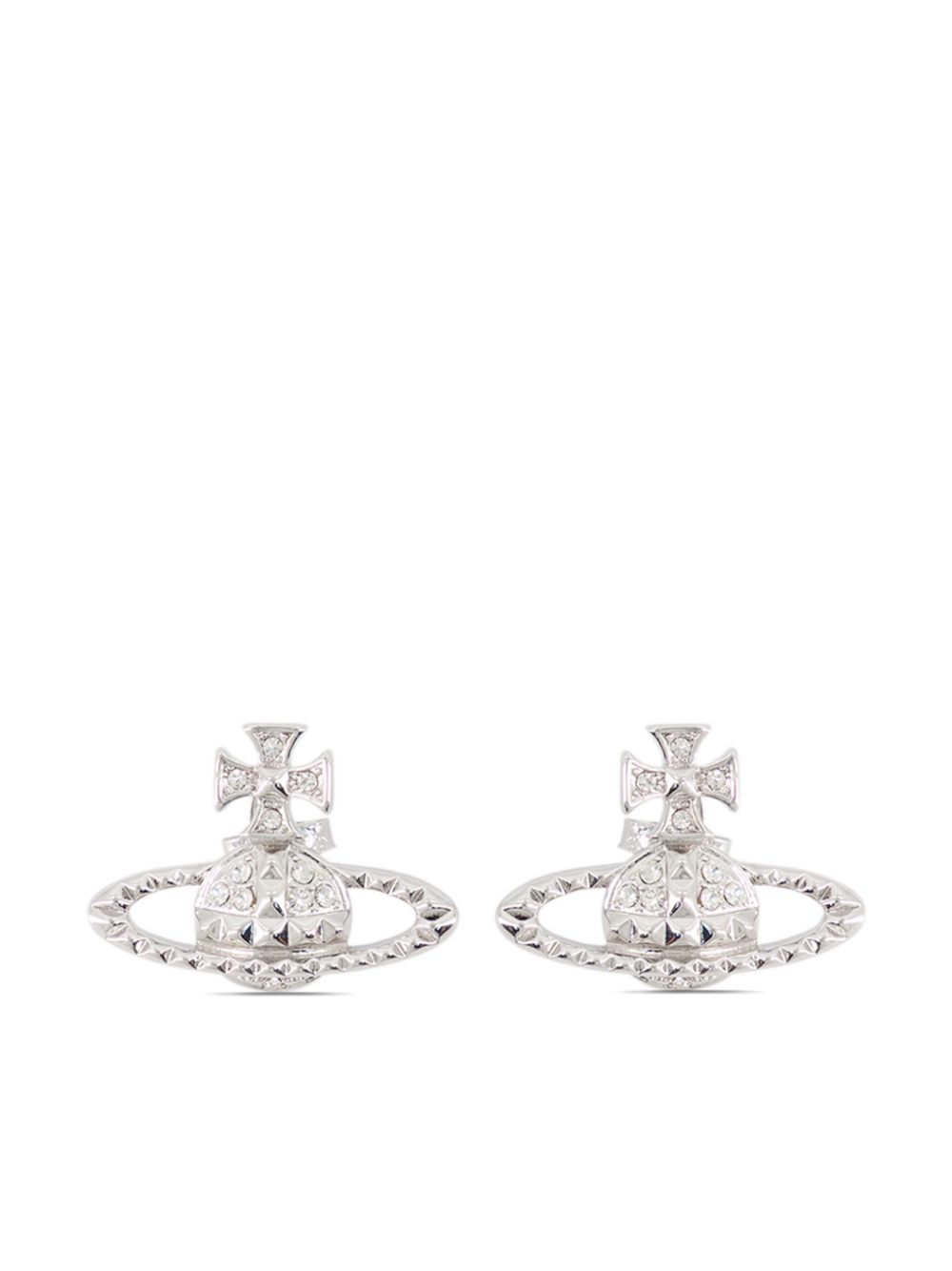 Vivienne Westwood Mayfair stud earrings - Silver von Vivienne Westwood