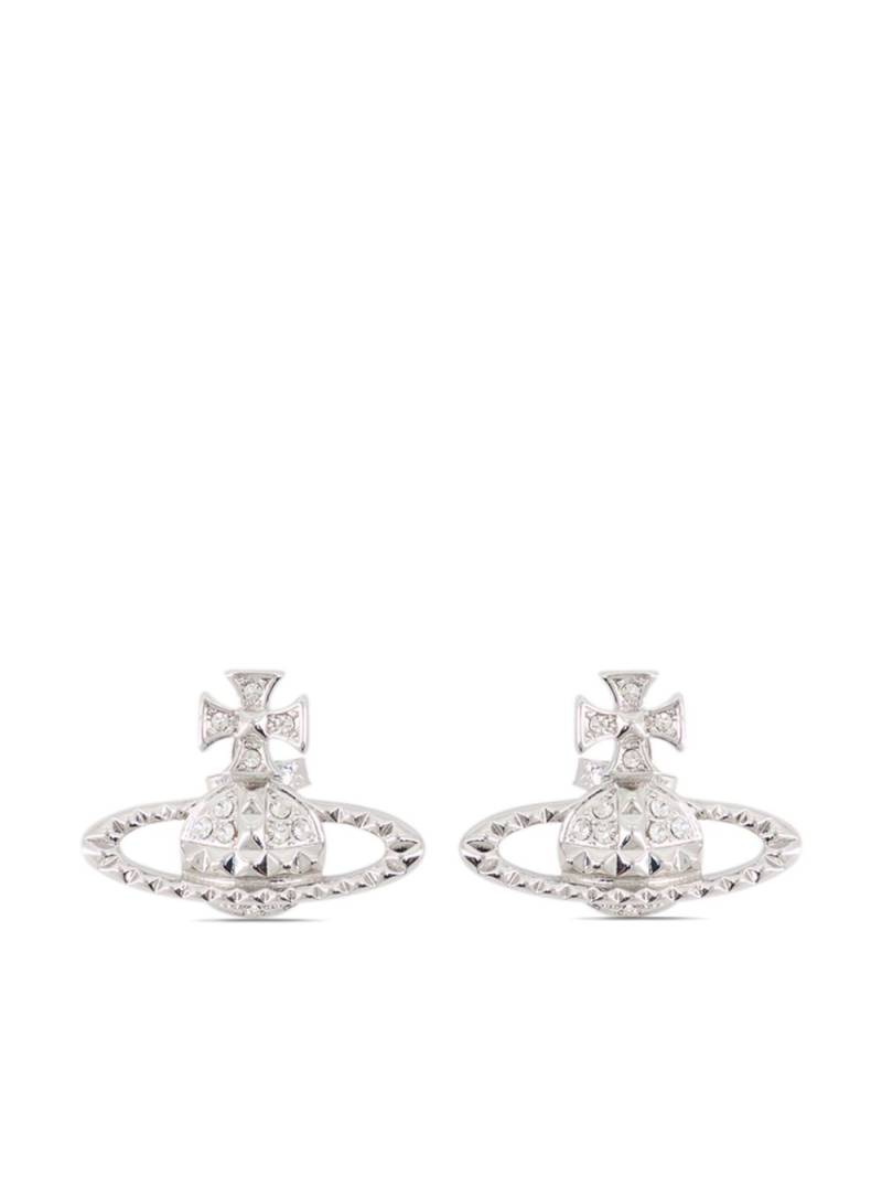 Vivienne Westwood Mayfair stud earrings - Silver von Vivienne Westwood