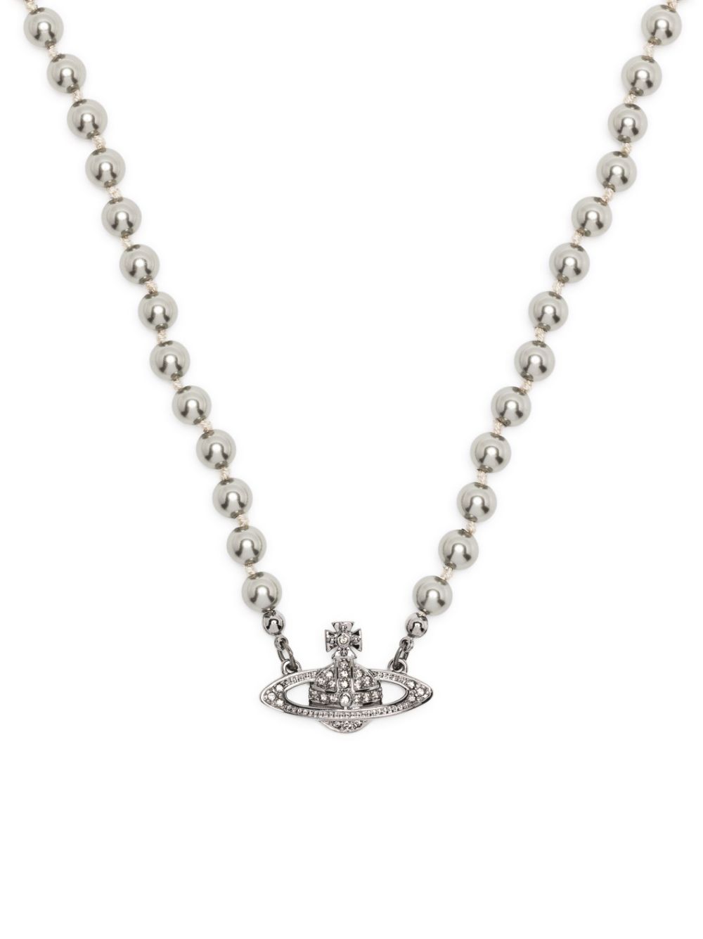 Vivienne Westwood Mini Bas Relief necklace - Silver von Vivienne Westwood