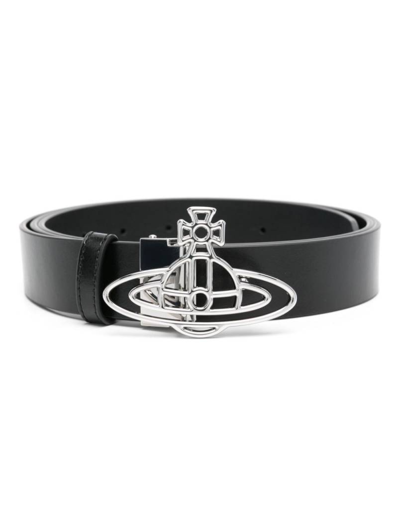 Vivienne Westwood Orb-buckle belt - Black von Vivienne Westwood