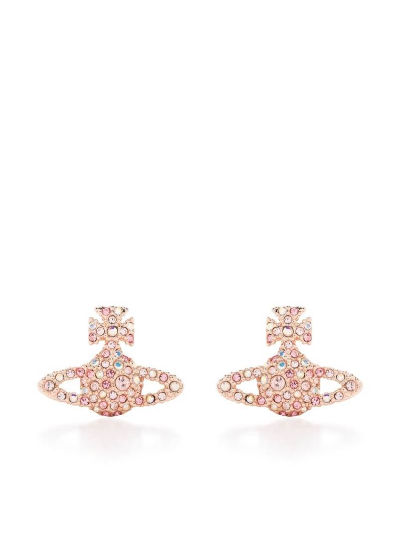 Vivienne Westwood Orb crystal-embellished stud earrings - Pink von Vivienne Westwood