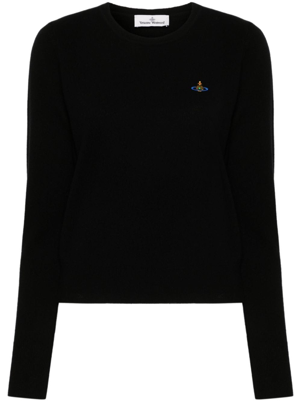 Vivienne Westwood Orb-embroidered jumper - Black von Vivienne Westwood