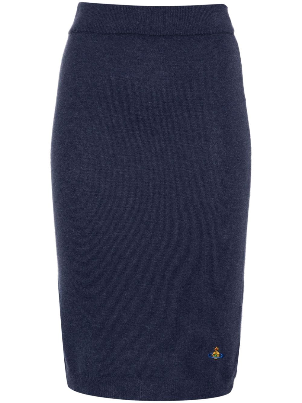 Vivienne Westwood Orb-embroidered skirt - Blue von Vivienne Westwood