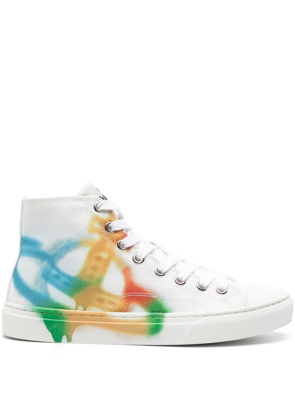 Vivienne Westwood Orb logo-print canvas sneakers - White von Vivienne Westwood