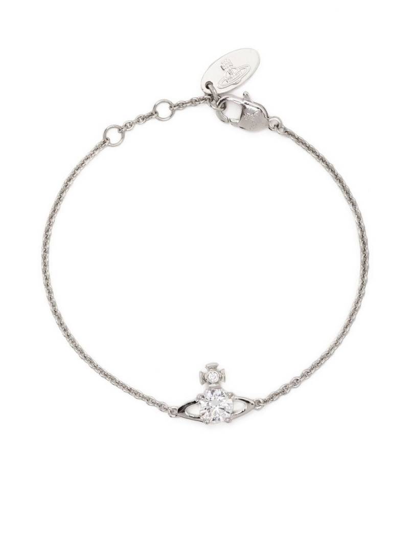 Vivienne Westwood Orb pendant chain bracelet - Silver von Vivienne Westwood