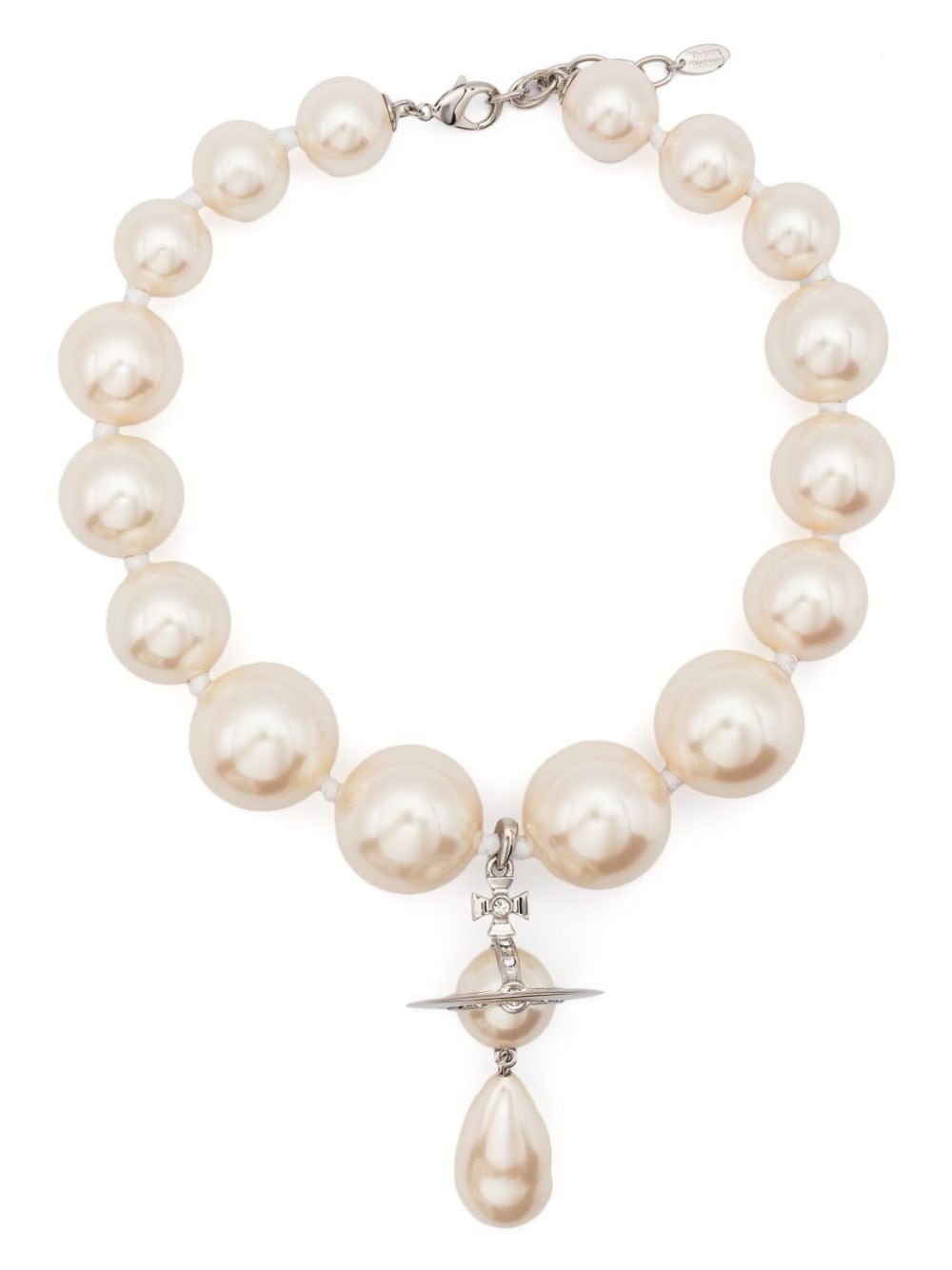 Vivienne Westwood Orb-pendant pearl necklace - Neutrals von Vivienne Westwood