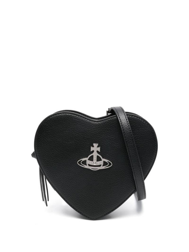 Vivienne Westwood Orb-plaque cross body bag - Black von Vivienne Westwood