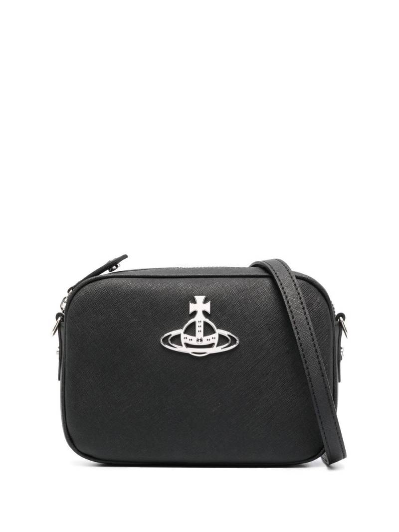 Vivienne Westwood Orb-plaque crossbody bag - Black von Vivienne Westwood