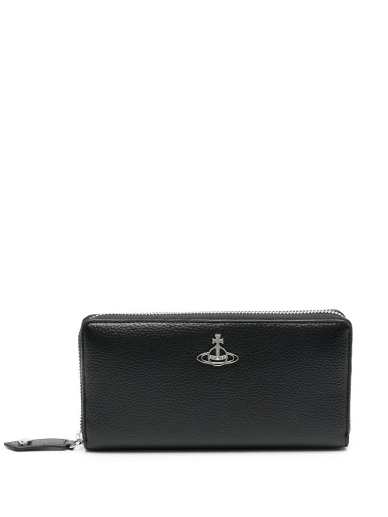 Vivienne Westwood Orb-plaque wallet - Black von Vivienne Westwood