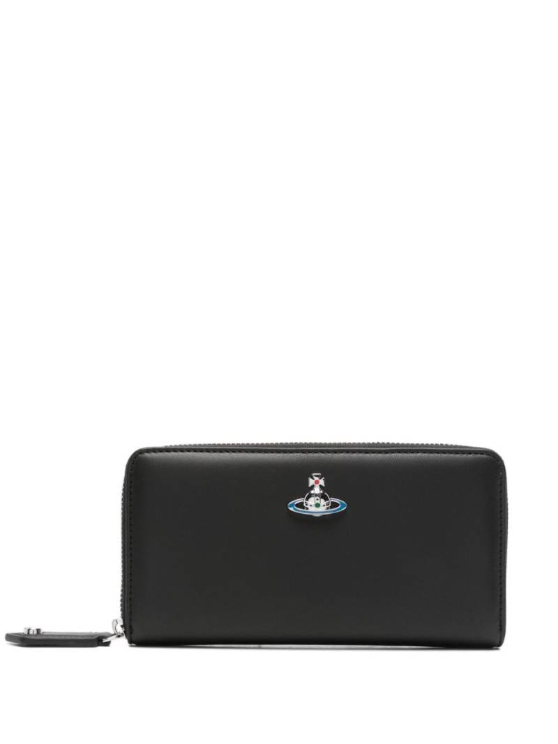 Vivienne Westwood Orb-plaque wallet - Black von Vivienne Westwood