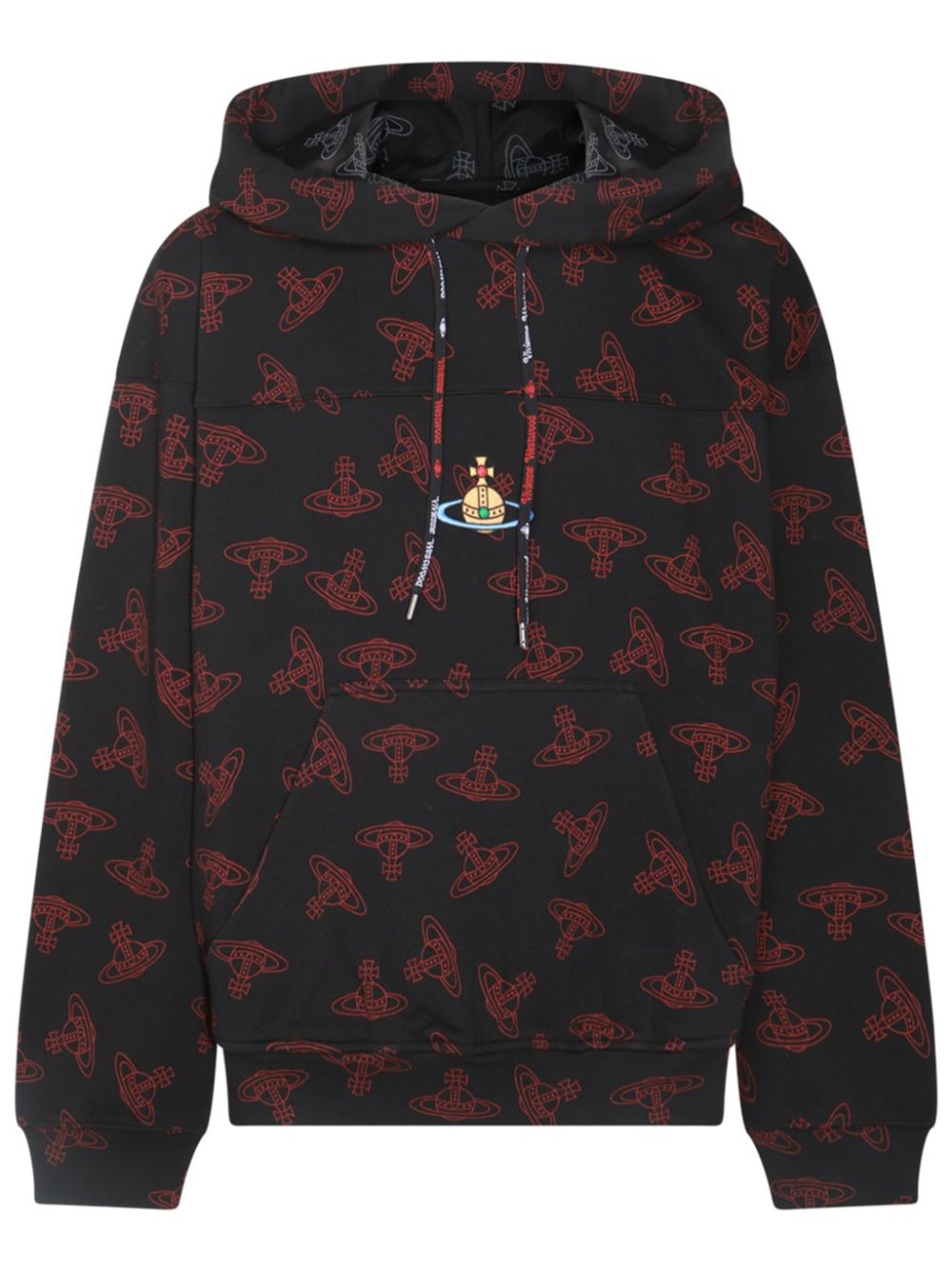 Vivienne Westwood Orb-print hoodie - Black von Vivienne Westwood