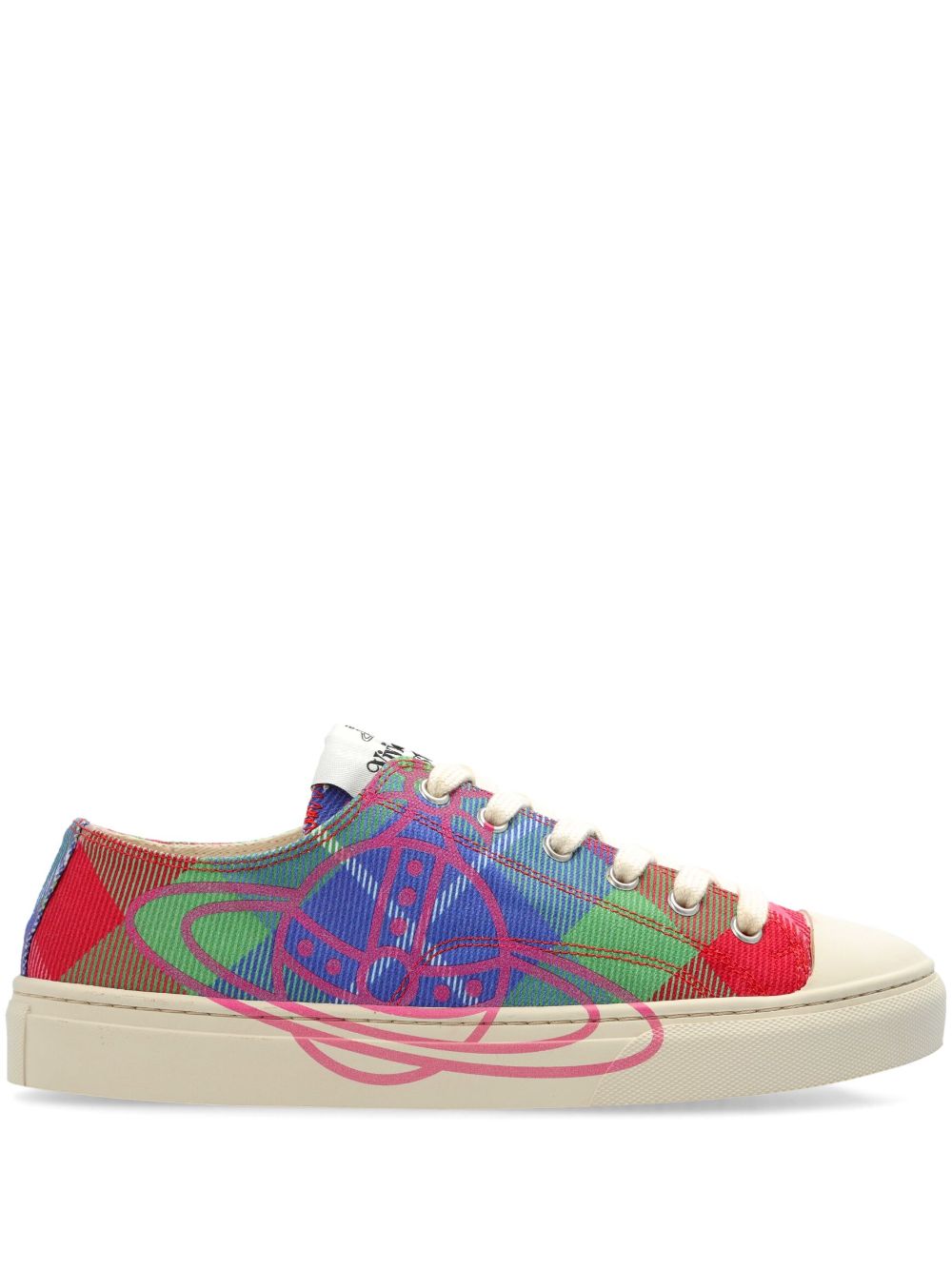 Vivienne Westwood Orb-print low-top sneakers - Green von Vivienne Westwood