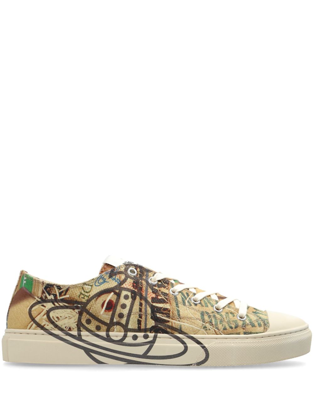 Vivienne Westwood Orb-print sneakers - Neutrals von Vivienne Westwood