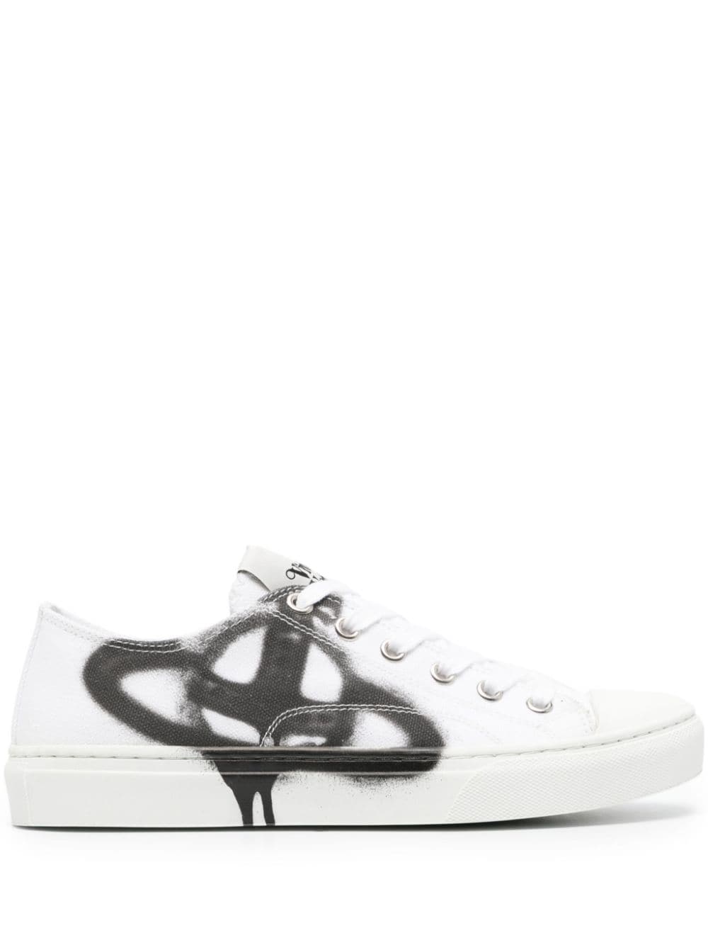 Vivienne Westwood Plimsoll 2.0 canvas sneakers - White von Vivienne Westwood