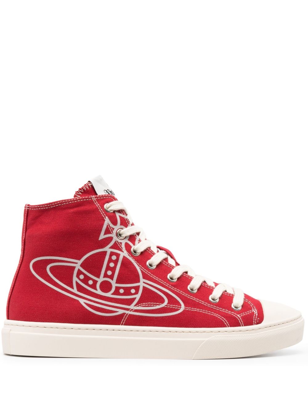 Vivienne Westwood Plimsoll canvas sneakers - Red von Vivienne Westwood