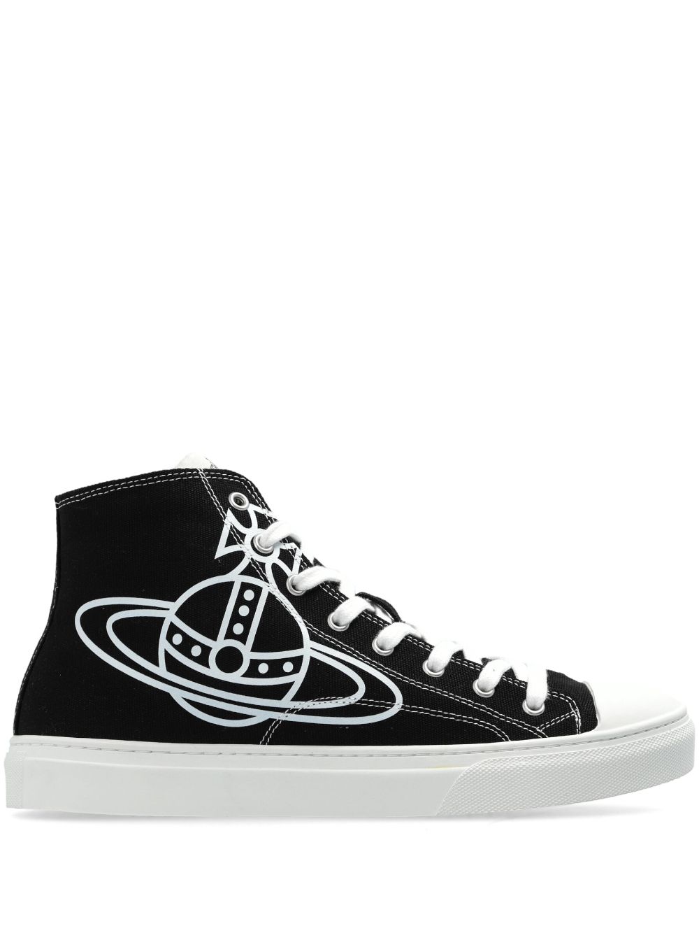 Vivienne Westwood Plimsoll high-top sneakers - Black von Vivienne Westwood