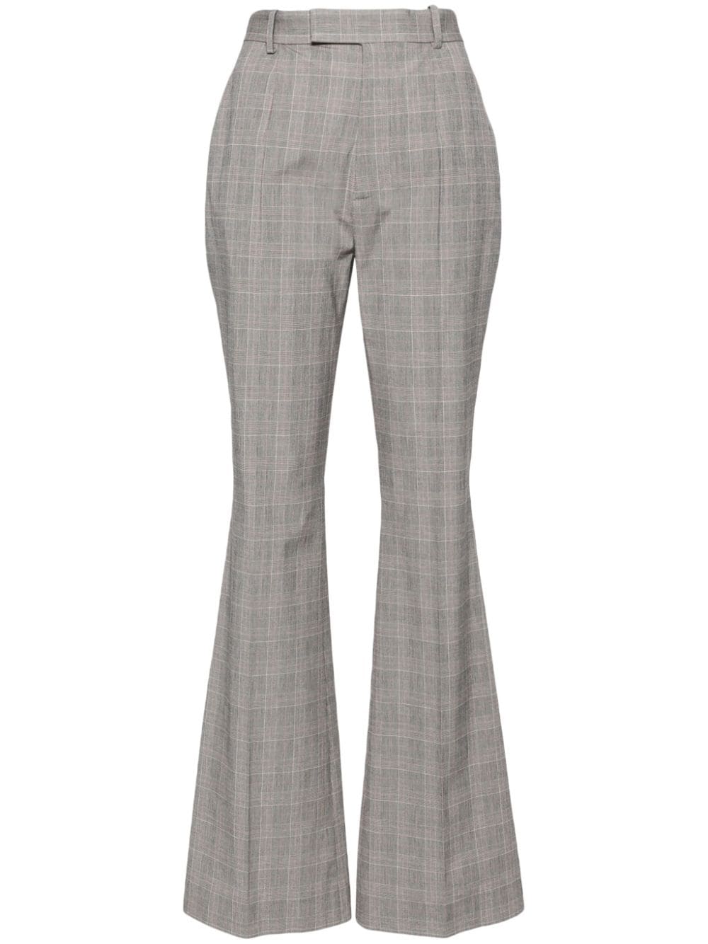 Vivienne Westwood Ray Prince of Wales-print flared trousers - Grey von Vivienne Westwood