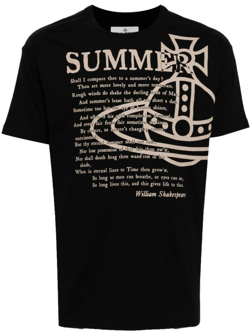 Vivienne Westwood Summer cotton T-shirt - Black von Vivienne Westwood