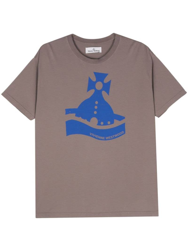 Vivienne Westwood Sunken Orb Classic T-shirt - Grey von Vivienne Westwood