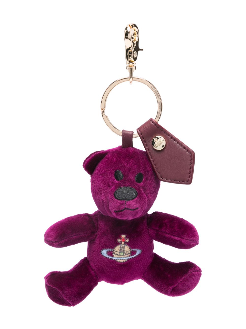 Vivienne Westwood Teddy Bear keyring - Purple von Vivienne Westwood