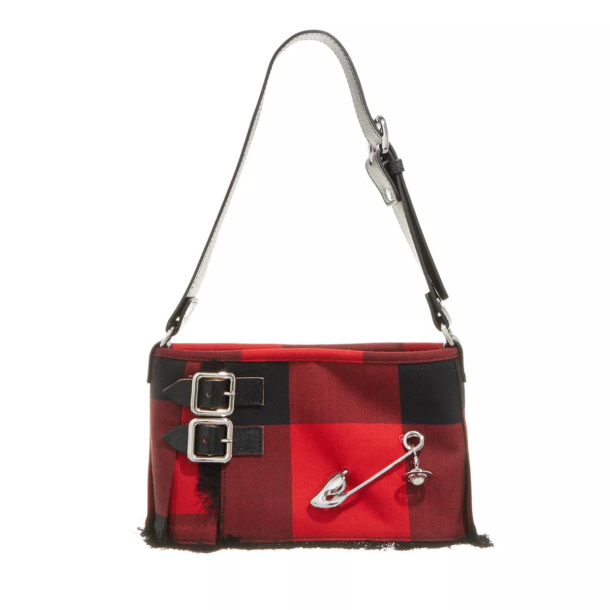 Vivienne Westwood Schultertasche - Heather Shoulder Bag - Gr. unisize - in Rot - für Damen von Vivienne Westwood