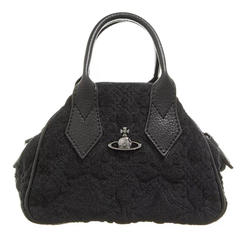 Vivienne Westwood Umhängetasche - Towelling Mini Yasmine - Gr. unisize - in Schwarz - für Damen von Vivienne Westwood