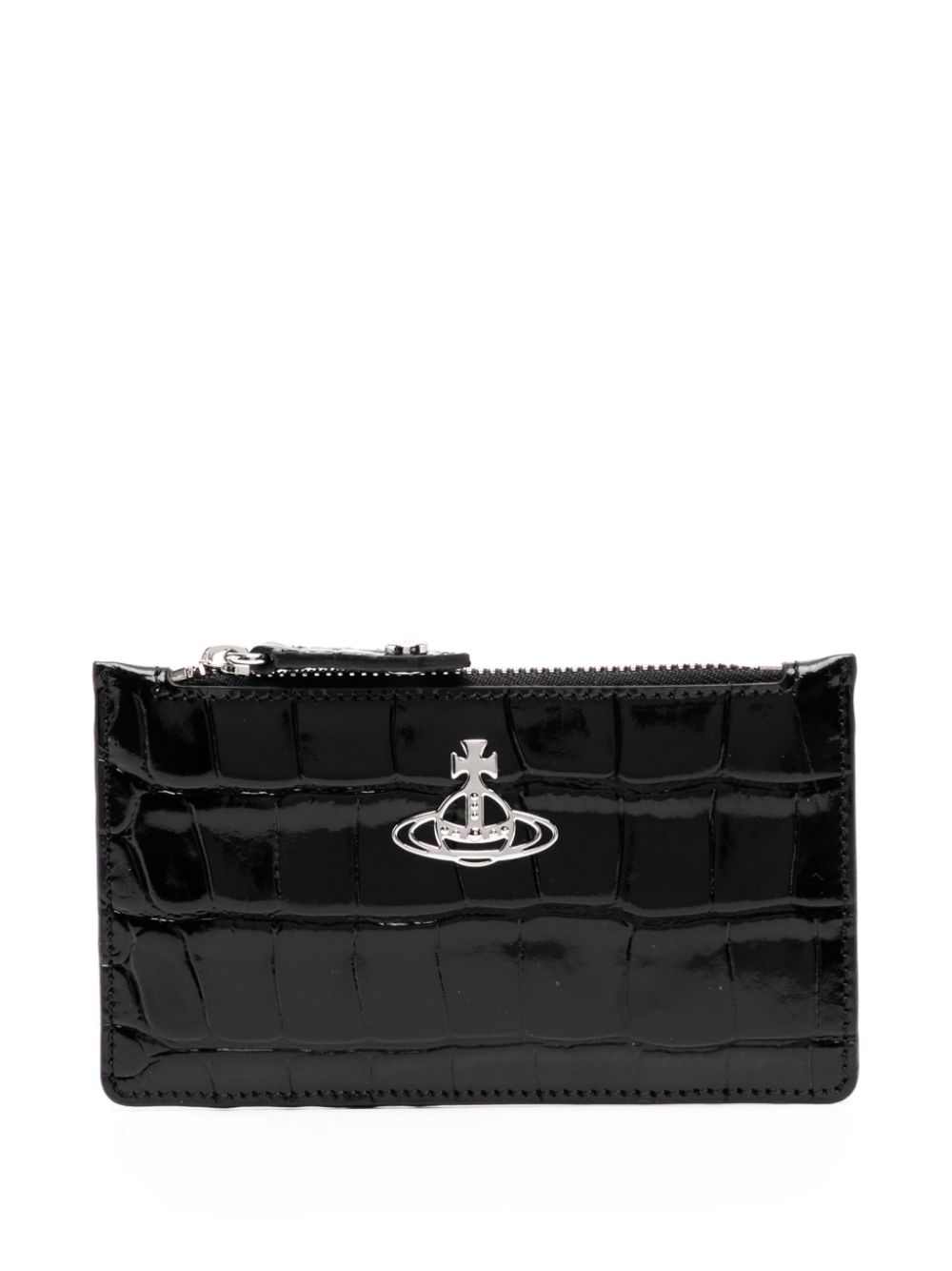 Vivienne Westwood Zip card holder - Black von Vivienne Westwood