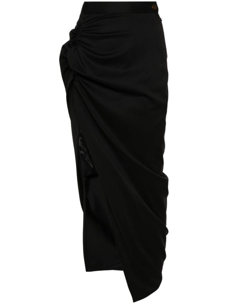 Vivienne Westwood draped-detail skirt - Black von Vivienne Westwood