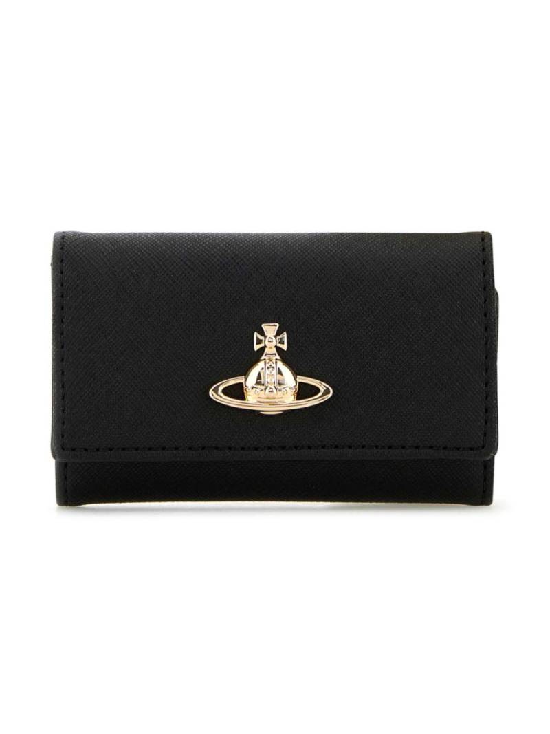 Vivienne Westwood faux-leather key ring - Black von Vivienne Westwood