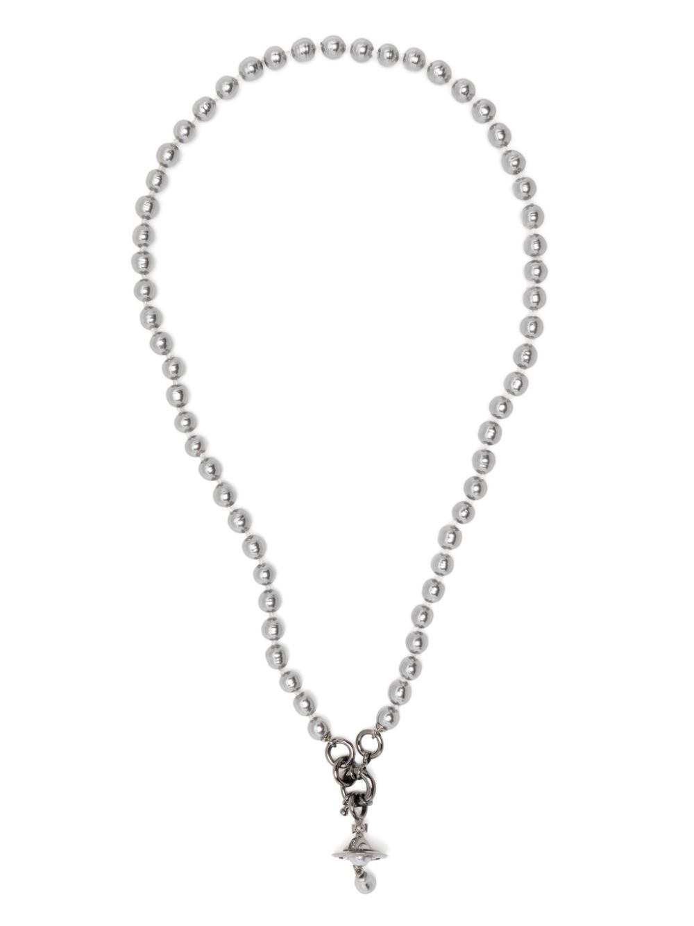 Vivienne Westwood faux-pearl drop choker - Silver von Vivienne Westwood