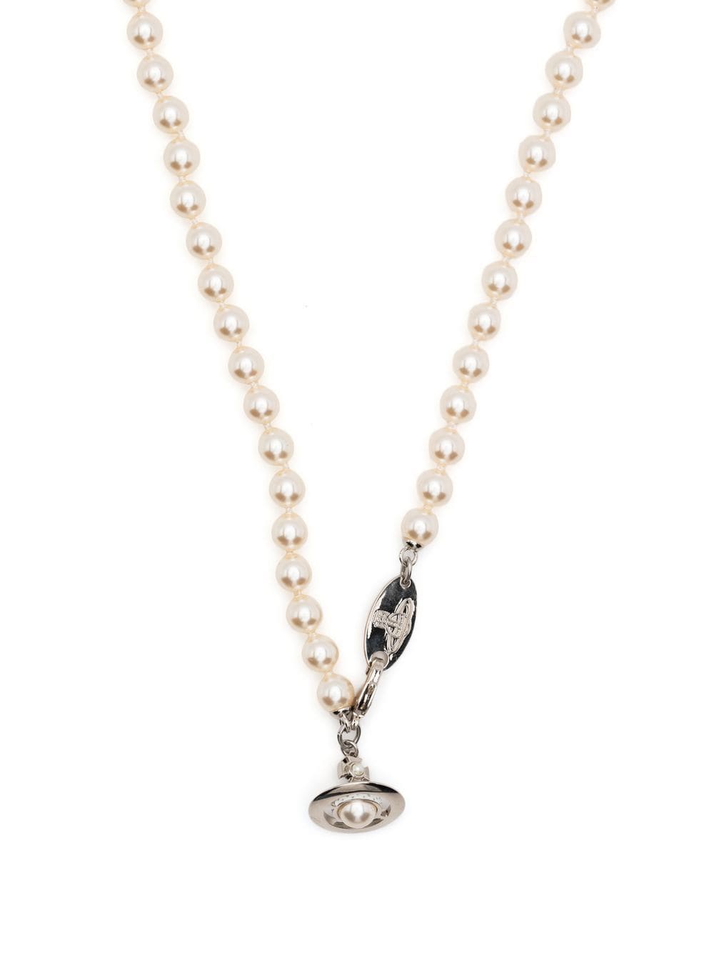 Vivienne Westwood faux-pearl necklace - Neutrals von Vivienne Westwood