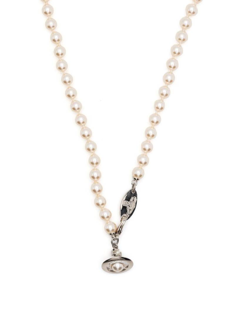 Vivienne Westwood faux-pearl necklace - White von Vivienne Westwood