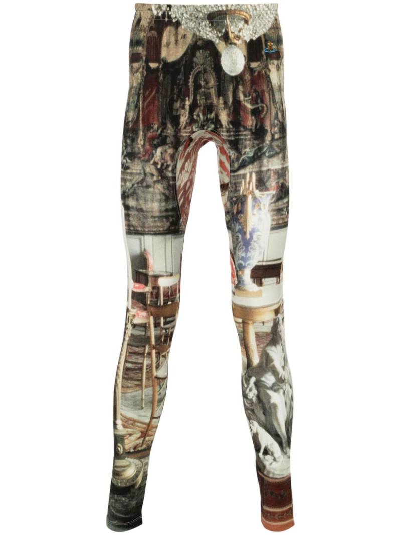 Vivienne Westwood graphic-print leggings - Green von Vivienne Westwood