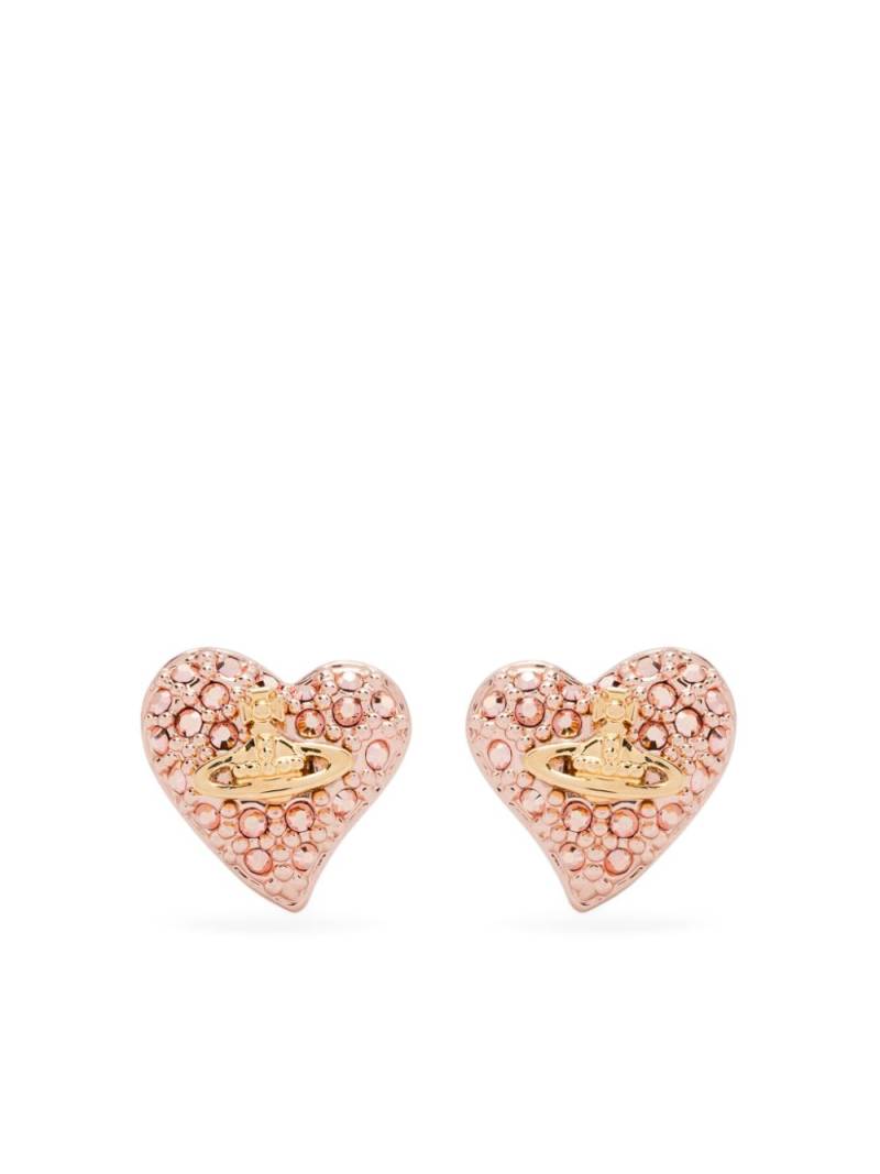 Vivienne Westwood heart-shape earrings - Pink von Vivienne Westwood