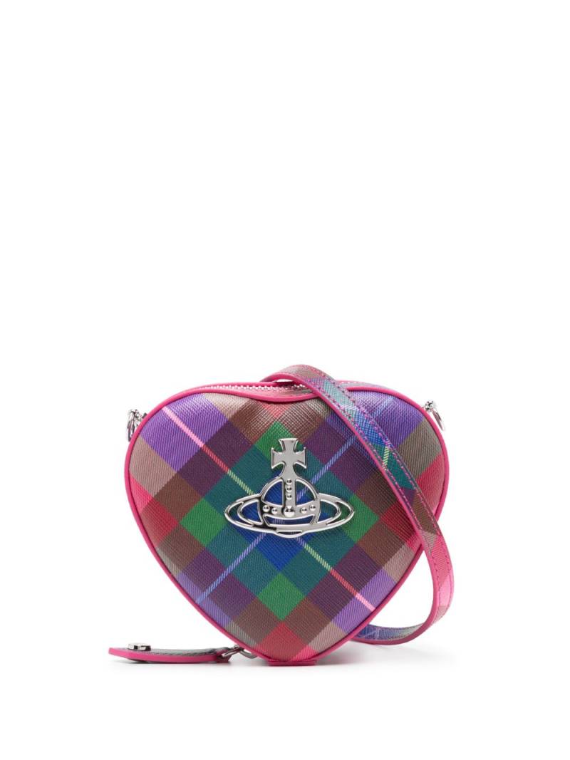 Vivienne Westwood heart-shaped crossbody bag - Pink von Vivienne Westwood