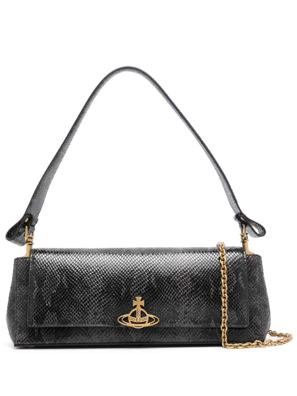 Vivienne Westwood large Hazel shoulder bag - Black von Vivienne Westwood